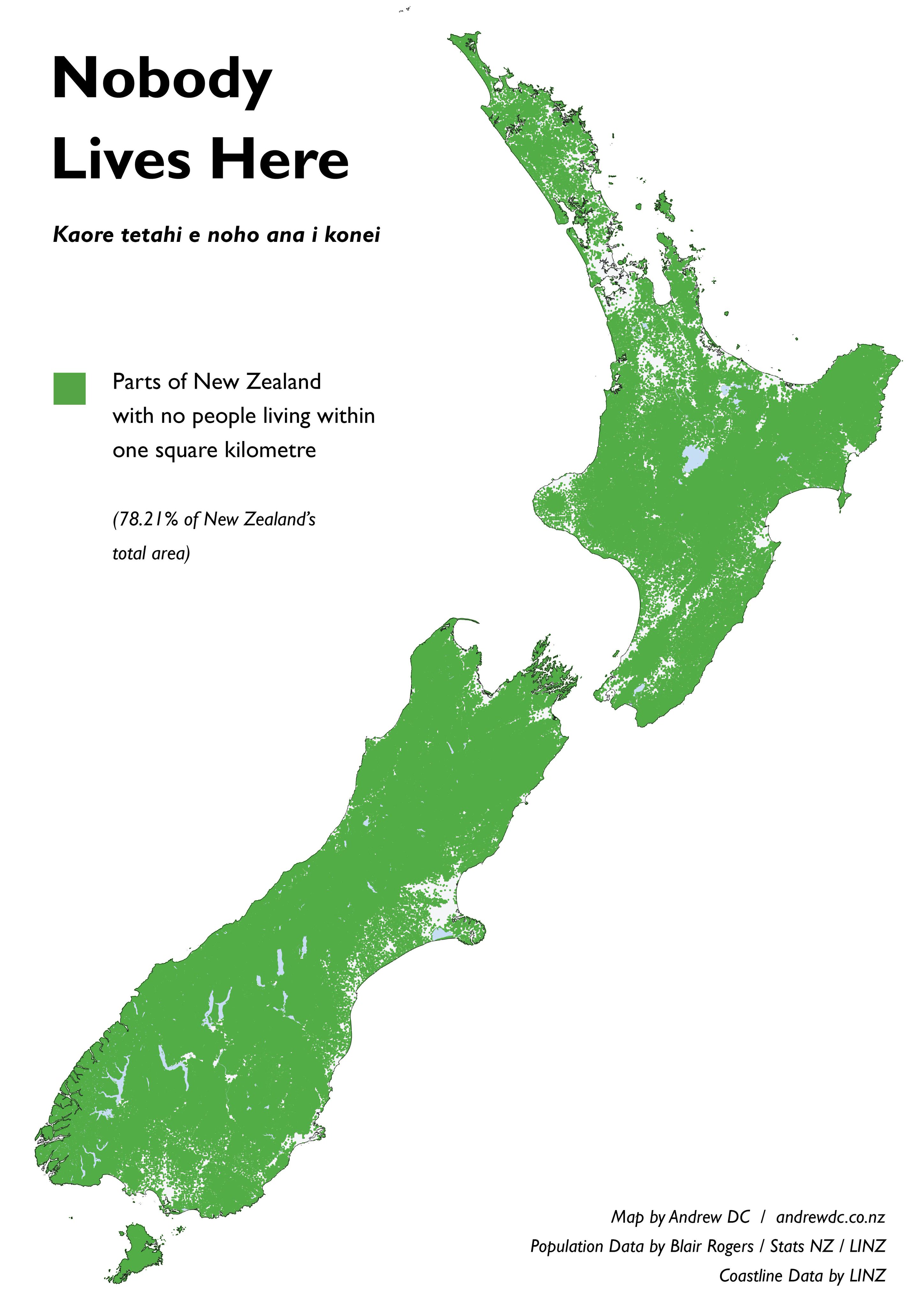 Technically, New Zealand isn’t small it is bigger than the UK, just with a fraction of the people.
